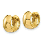 Load image into Gallery viewer, 14K Yellow Gold Hinged Hoop Earrings  6mm width

