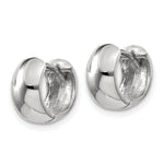 Load image into Gallery viewer, 14K White Gold Hinged Hoop Earrings  6mm width
