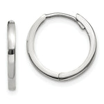 Load image into Gallery viewer, 14K White Gold Hinged Earrings  1.5mm width
