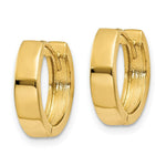 Load image into Gallery viewer, 14K Yellow Gold Hinged Hoop Earrings  3mm width
