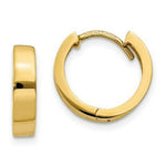Load image into Gallery viewer, 14K Yellow Gold Hinged Hoop Earrings  3mm width

