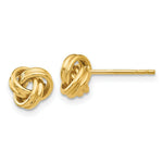 Load image into Gallery viewer, 14K Yellow Gold Love Knot Post Earrings
