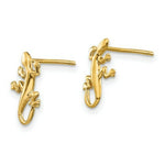 Load image into Gallery viewer, 14K Yellow Gold Polished Gecko Post Earrings
