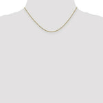 Load image into Gallery viewer, 14K Yellow Gold .95mm Twisted Box Chain Necklace  Length 16'' inches
