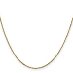 Load image into Gallery viewer, 14K Yellow Gold .95mm Twisted Box Chain Necklace  Length 20'' inches
