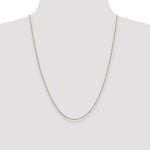 Load image into Gallery viewer, 14K Yellow Gold .95mm Twisted Box Chain Necklace  Length 24'' inches

