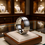 Load image into Gallery viewer, Mens Comfort Fit -Brushed Domed Tungsten Carbide Ring - Dual Grooves - 6mm 8mm Wide - Style name: MAGNUS - Lifetime Warranty
