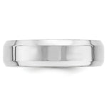 Load image into Gallery viewer, 10K White Gold 6mm Bevel Edge Comfort Fit Wedding Band Ring
