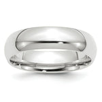 Load image into Gallery viewer, 10K White Gold 6mm Standard Comfort Fit Wedding Band Ring
