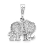 Load image into Gallery viewer, 14K White Gold Elephant Charm Pendant
