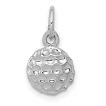 Load image into Gallery viewer, 14K White Gold Golf Ball Charm Pendant
