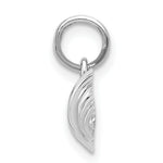 Load image into Gallery viewer, 14K White Gold Barbell Charm Pendant
