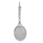 Load image into Gallery viewer, 14K White Gold Tennis Racquet Charm Pendant
