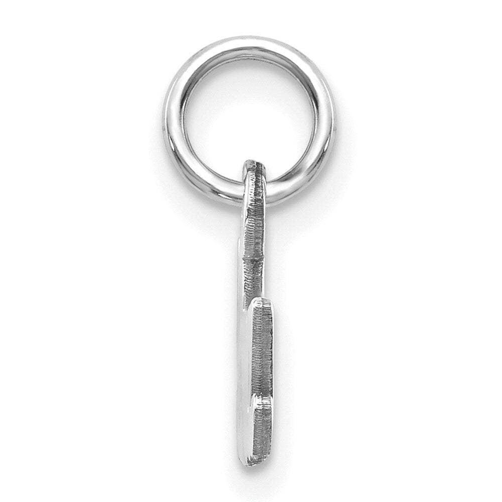 14K White Gold Nana Charm Pendant
