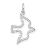 Load image into Gallery viewer, 14K White Gold Dove Charm Pendant
