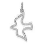 Load image into Gallery viewer, 14K White Gold Dove Charm Pendant
