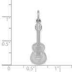 Load image into Gallery viewer, 14K White Gold Guitar Charm Pendant
