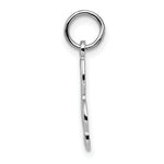 Load image into Gallery viewer, 14K White Gold Treble Clef Charm Pendant
