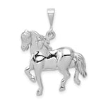 Load image into Gallery viewer, 14K White Gold Horse Charm Pendant
