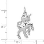 Load image into Gallery viewer, 14K White Gold Unicorn Charm Pendant
