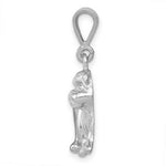 Load image into Gallery viewer, 14K White Gold Bulldog Pendant
