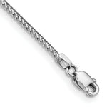 Load image into Gallery viewer, 14K White Gold 1mm Franco Chain Bracelet  Length 7'' inches
