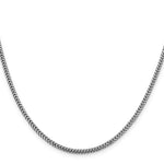 Load image into Gallery viewer, 14k White Gold 2.3mm Franco Chain  length: 16 inches
