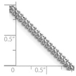 Load image into Gallery viewer, 14k White Gold 2.3mm Franco Chain  length: 16 inches
