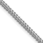 Load image into Gallery viewer, 14k White Gold 2.3mm Franco Chain  length: 16 inches
