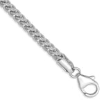 Load image into Gallery viewer, 14K White Gold 3mm Franco Chain Bracelet  Length 8'' inches
