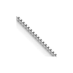 Load image into Gallery viewer, 14k White Gold .95mm Box Chain  length: 16 inches

