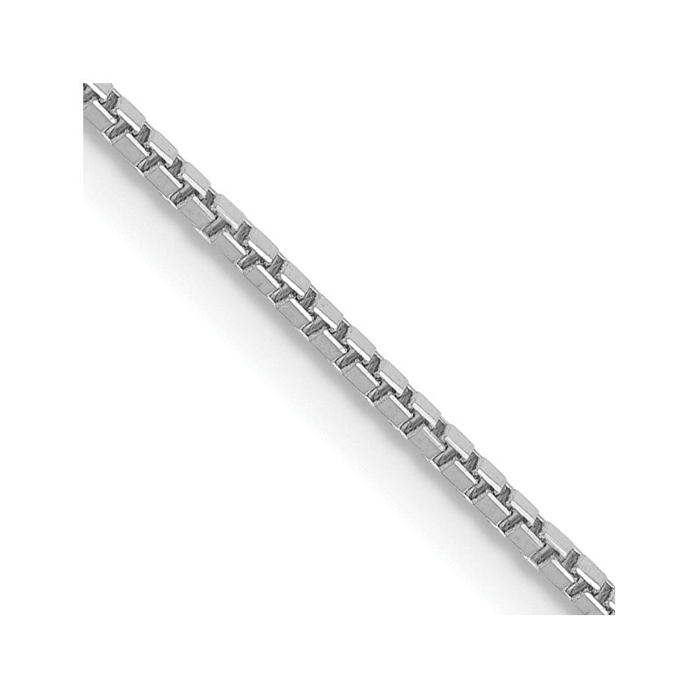 14k White Gold 1.05mm Box Chain  length: 16 inches