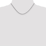 Load image into Gallery viewer, 14k White Gold 1.9mm Box Chain  length: 16 inches
