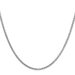 Load image into Gallery viewer, 14k White Gold 1.9mm Box Chain  length: 16 inches
