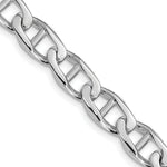 Load image into Gallery viewer, 14K White Gold 9mm Anchor Link Chain Necklace  Length 24'' inches
