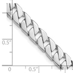 Load image into Gallery viewer, 14K White Gold 7.41mm Fancy Link Bracelet  Length 8'' inches
