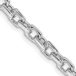 Load image into Gallery viewer, 14K White Gold 4.5mm Hand-Polished Link Chain Bracelet  Length 9'' inches
