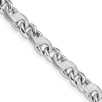 Load image into Gallery viewer, 14K White Gold 6.2mm Polished Link Chain Necklace  Length 18'' inches
