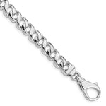 Load image into Gallery viewer, 14K White Gold 8.75mm Polished Fancy Link Bracelet  Length 8.75'' inches
