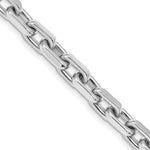 Load image into Gallery viewer, 14K White Gold 6.2mm Polished Fancy Link Chain Bracelet  Length 9'' inches
