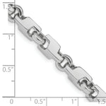 Load image into Gallery viewer, 14K White Gold 6.7mm Fancy Link Chain Necklace  Length 20'' inches
