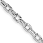 Load image into Gallery viewer, 14K White Gold 5mm Fancy Link Chain Bracelet  Length 7.5'' inches
