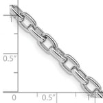 Load image into Gallery viewer, 14K White Gold 5mm Fancy Link Chain Bracelet  Length 8.5'' inches
