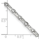 Load image into Gallery viewer, 14K White Gold 3.5mm Fancy Link Chain Necklace  Length 18'' inches

