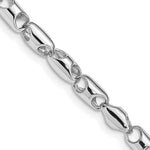 Load image into Gallery viewer, 14K White Gold 3.75mm Polished Fancy Link Chain Necklace  Length 18'' inches
