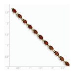 Load image into Gallery viewer, 14K Yellow Gold 6x4mm Oval Garnet Bracelet
