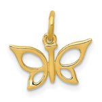 Load image into Gallery viewer, 14K Yellow Gold Butterfly Charm
