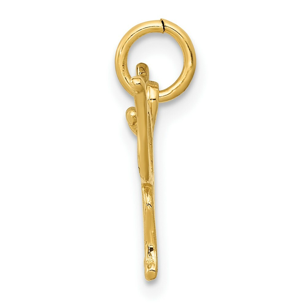 14K Yellow Gold Butterfly Charm