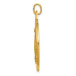 Load image into Gallery viewer, 14K Yellow Gold Miraculous Medal Pendant 29.5mm width
