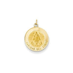 Load image into Gallery viewer, 14K Yellow Gold Caridad Del Cobre Medal Pendant
